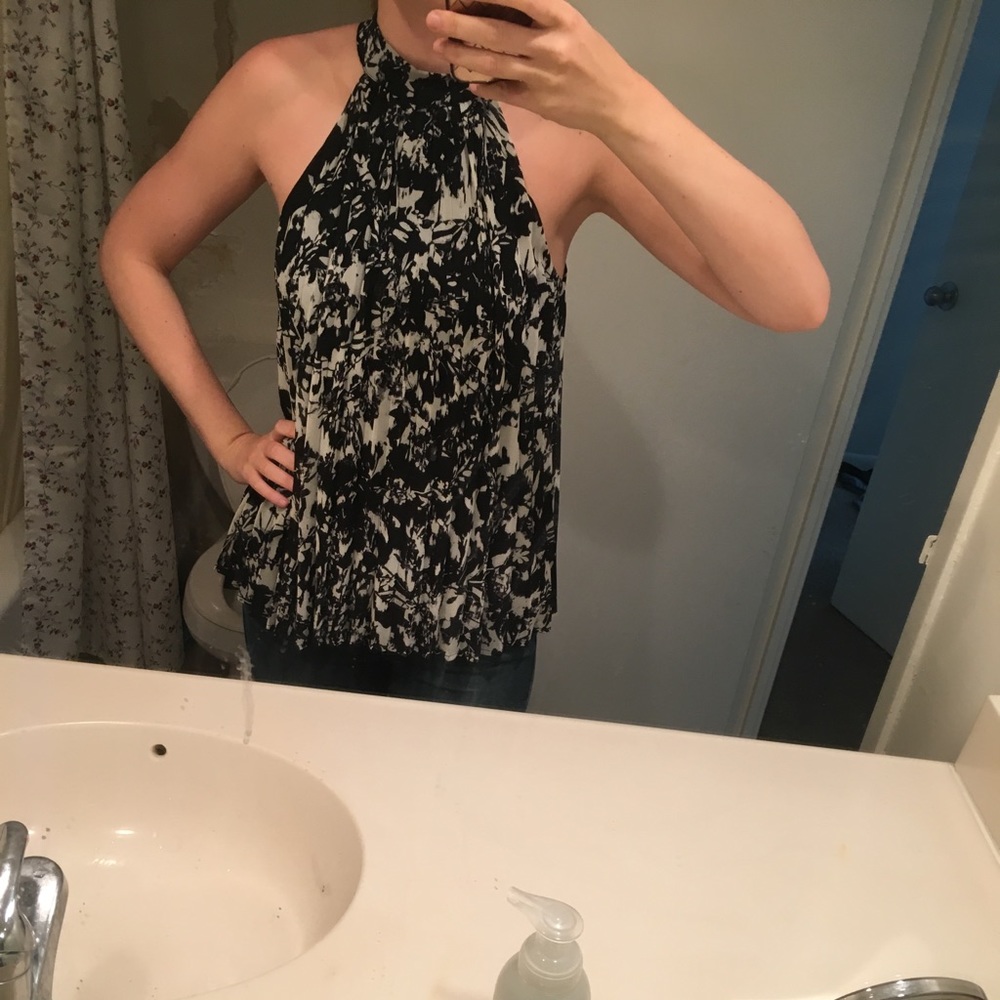 Flowered tank top